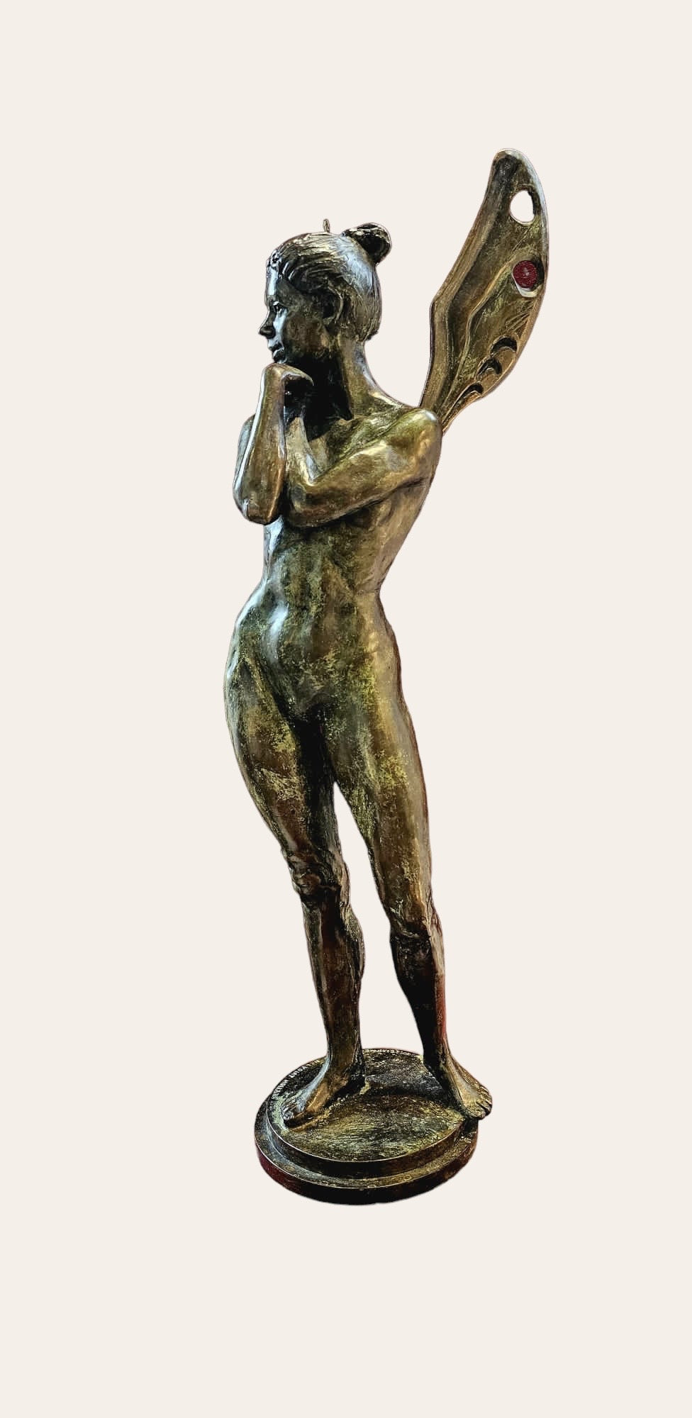 Bronzen sculptuur 'Utetia', J.M. Bremers