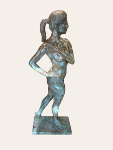 Bronzen sculptuur 'Rebecca' J.M. Bremers