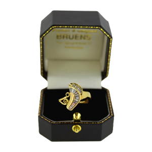 Geelgouden Fantasie Baguette Diamant Ring