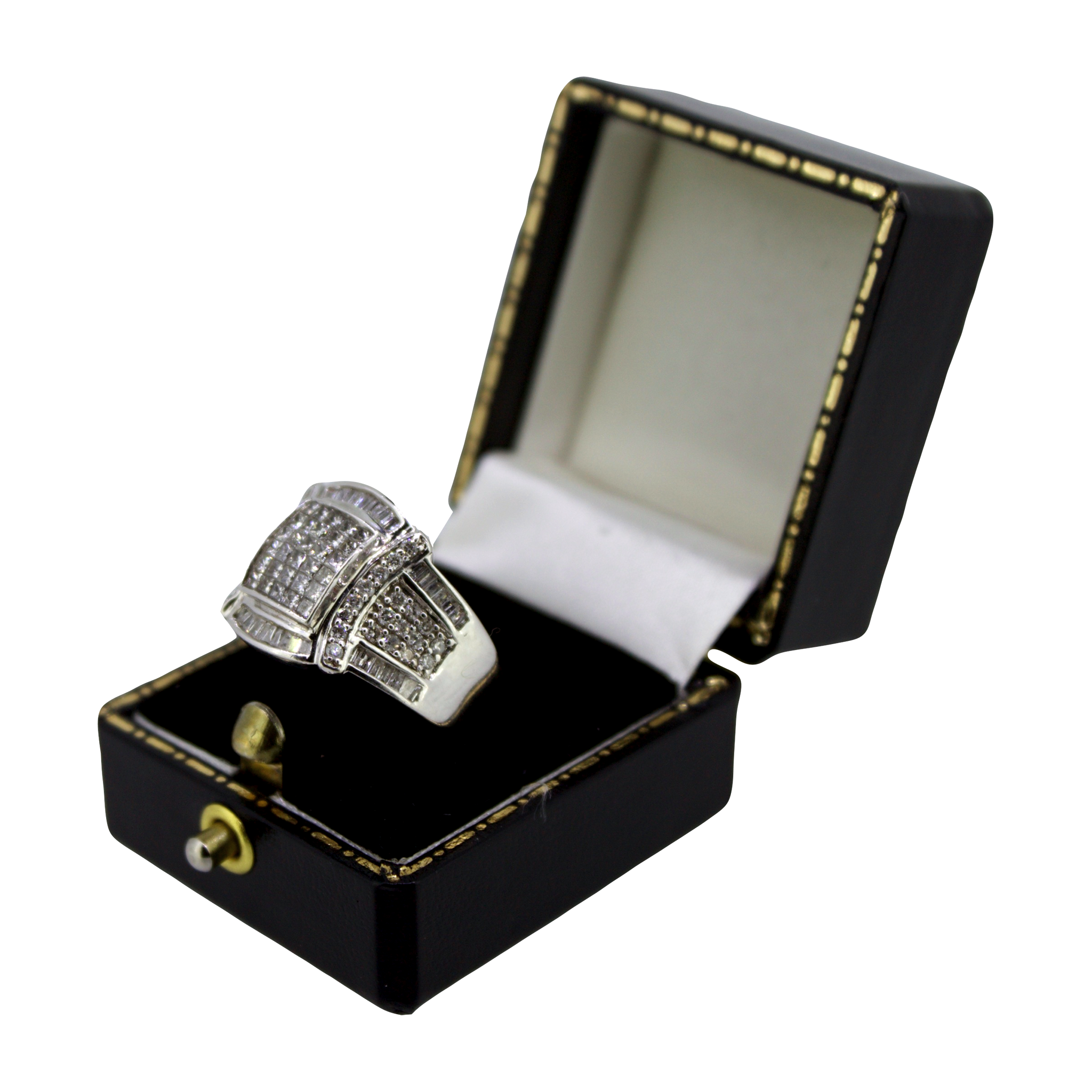 White gold Pavé Diamond Ring