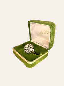 Antieke ring met Roos geslepen diamanten